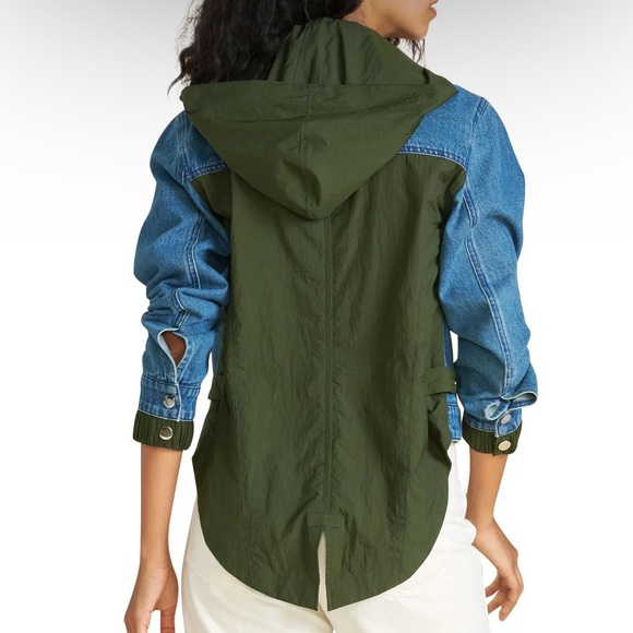 Veronica Beard Shani Waterfall DenimTwill Combo Jacket XS - Picture 3 of 11